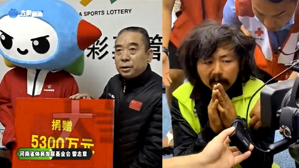 Lottery winner, scrap collector in China go viral for separate acts of generosity
