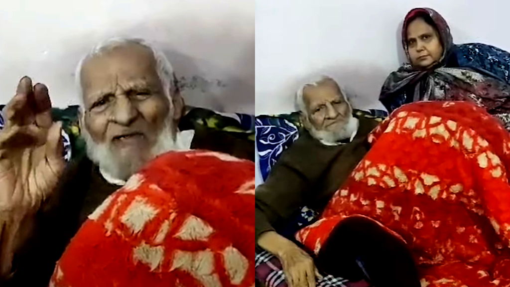 Indian man, 103, marries woman, 49, in viral wedding