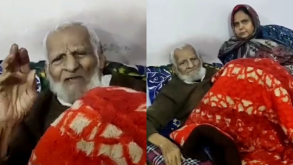 Indian man, 103, marries woman, 49, in viral wedding