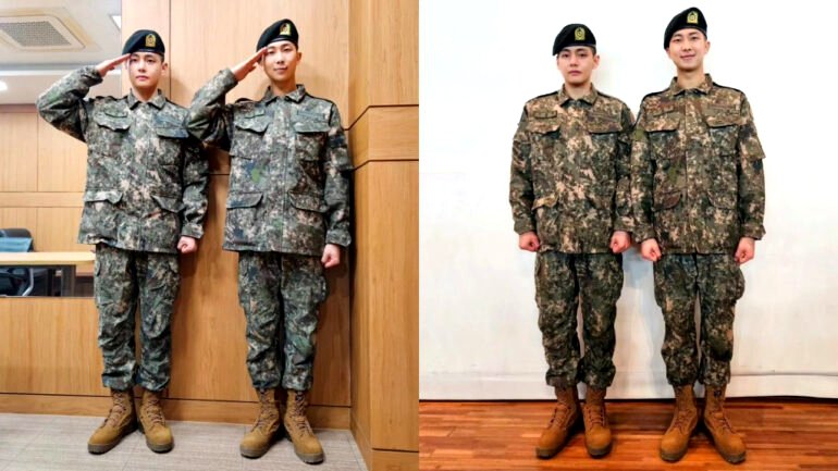BTS’ RM, V complete basic military training