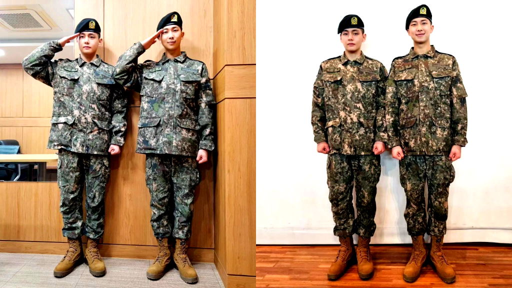 BTS’ RM, V complete basic military training