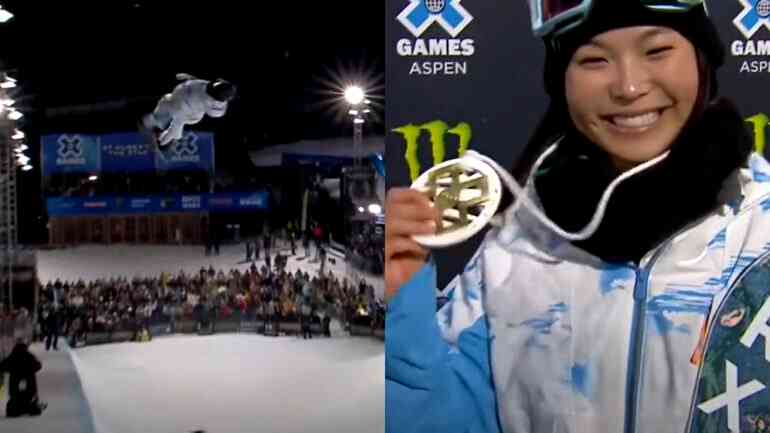 Chloe Kim makes history with first 1260 in women’s halfpipe at X Games
