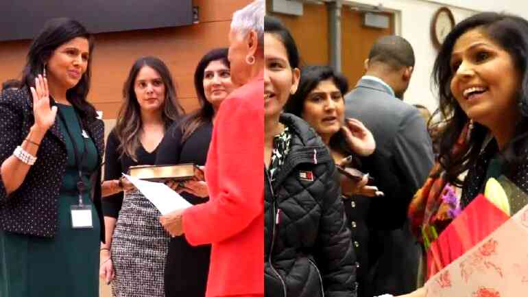 New Jersey swears in its first Sikh, Indian American woman mayor