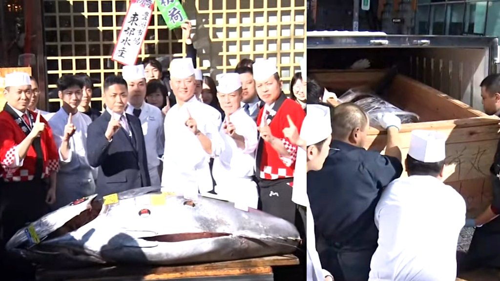 Bluefin tuna fetches nearly $800,000 at Tokyo New Year auction