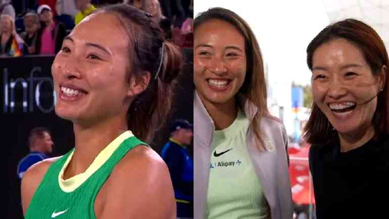 Inspired by tennis legend Li Na, China’s Zheng Qinwen reaches first Grand Slam final