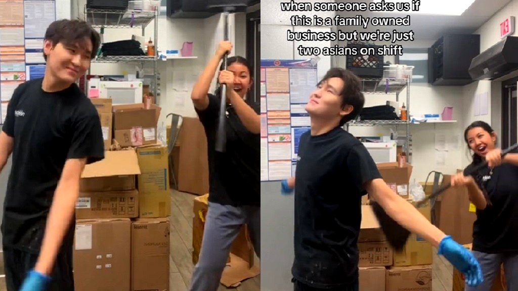 Viral TikTok highlights co-workers mistaken for being related because they’re Asian