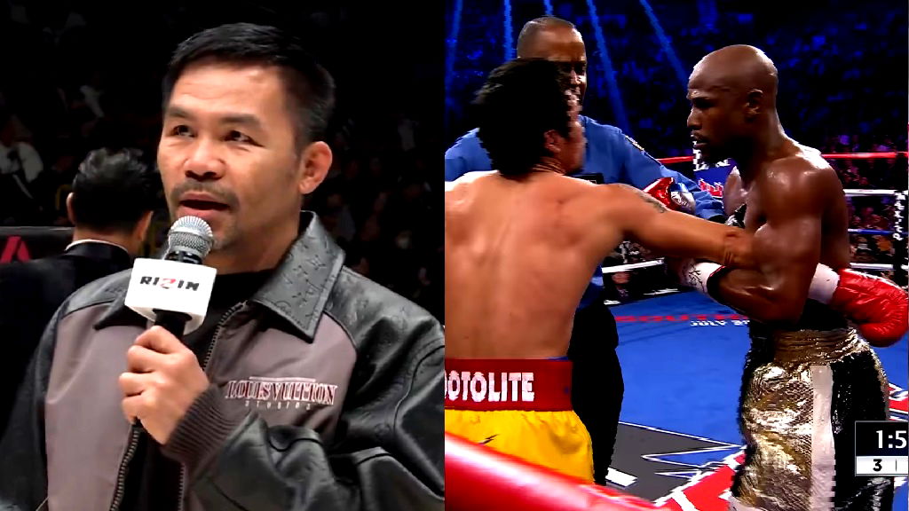 Manny Pacquiao announces 2024 rematch with Floyd Mayweather Jr.