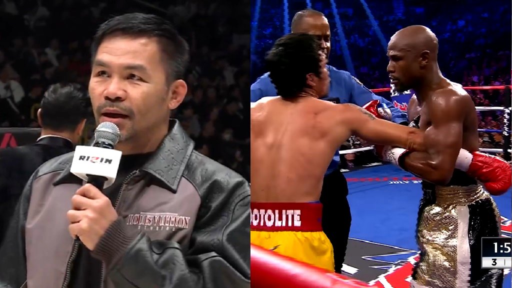 Manny Pacquiao announces 2024 rematch with Floyd Mayweather Jr.