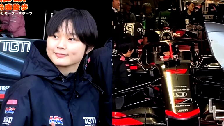 Juju Noda, 17, becomes 1st Japanese female driver to compete in Super Formula