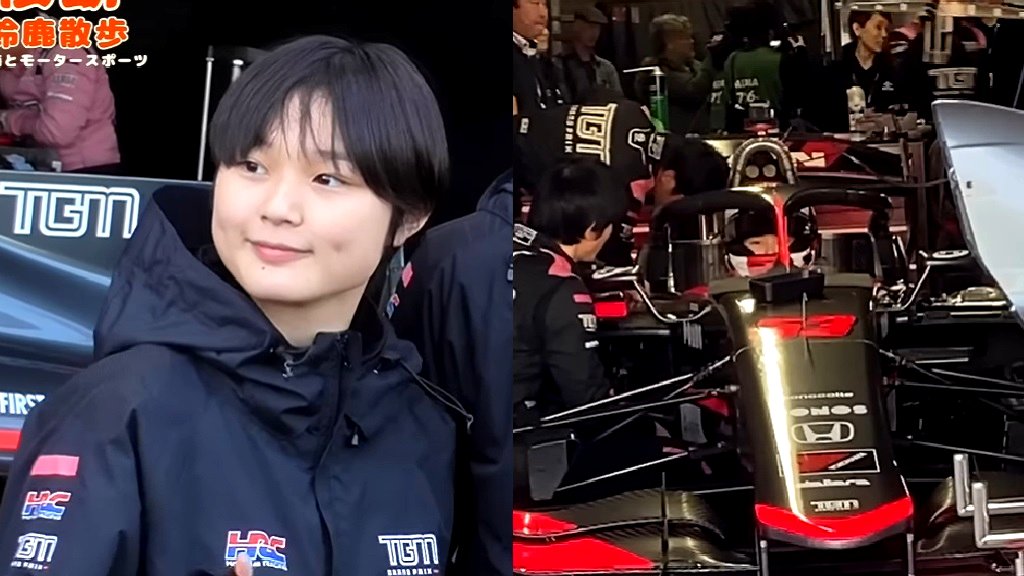 Juju Noda, 17, becomes 1st Japanese female driver to compete in Super Formula