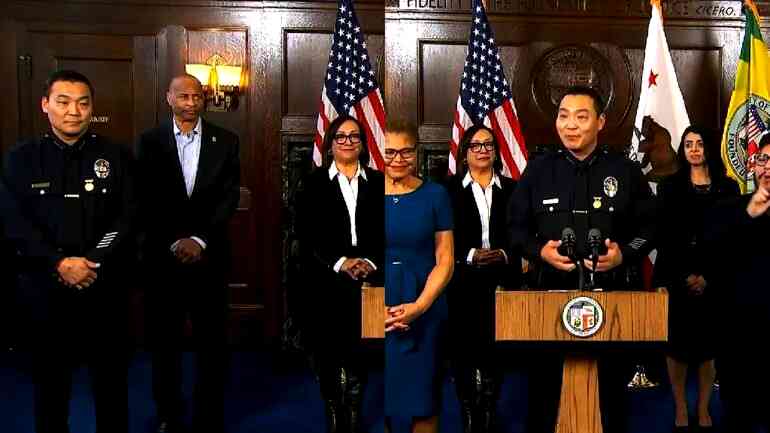 Los Angeles police names first Asian American officer to lead department