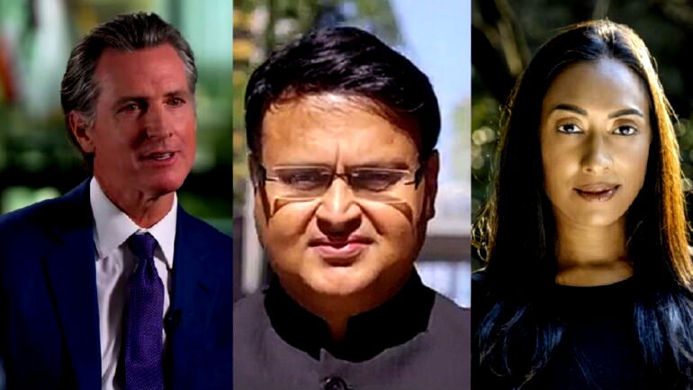 California Gov. Newsom names 3 Indian Americans to key positions