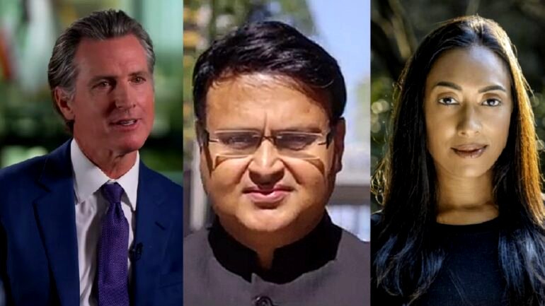 California Gov. Newsom names 3 Indian Americans to key positions