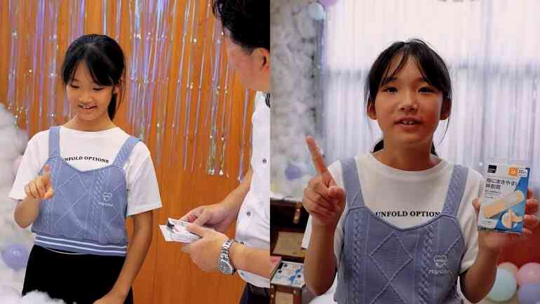 10-year-old Japanese girl invents bandage that doesn’t get caught during application