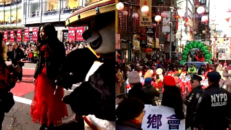 Thousands gather for Lunar New Year parades in SF, NYC Chinatown