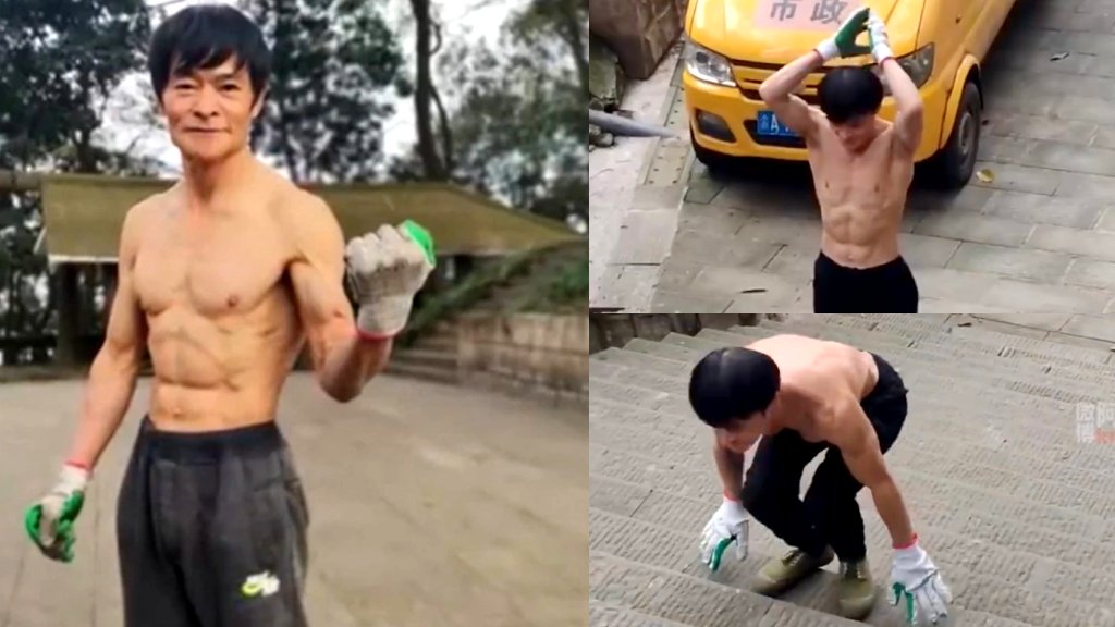 70-year-old grandfather from China amazes with his physique and fitness routine