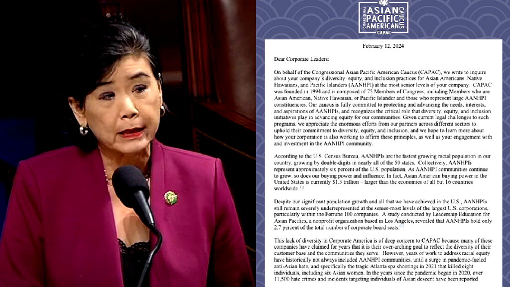 Asian American lawmakers urge Fortune 100 companies to reaffirm DEI commitments