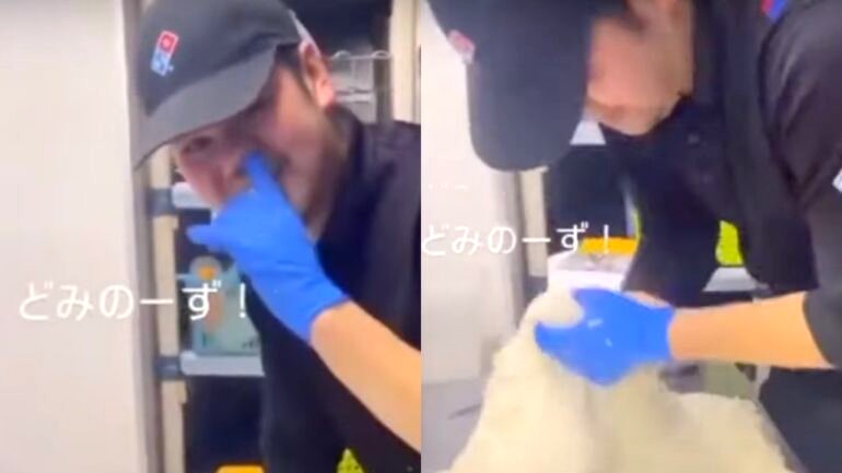 Domino’s Pizza Japan apologizes over viral video of nose-picking employee contaminating dough
