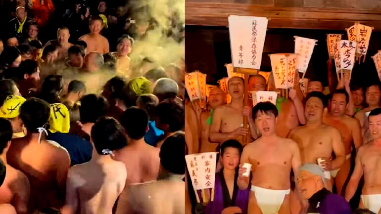 Aging population ends ‘Naked Men’ festival in Japan’s Iwate prefecture after a millennium