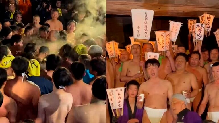 Aging population ends ‘Naked Men’ festival in Japan’s Iwate prefecture after a millennium