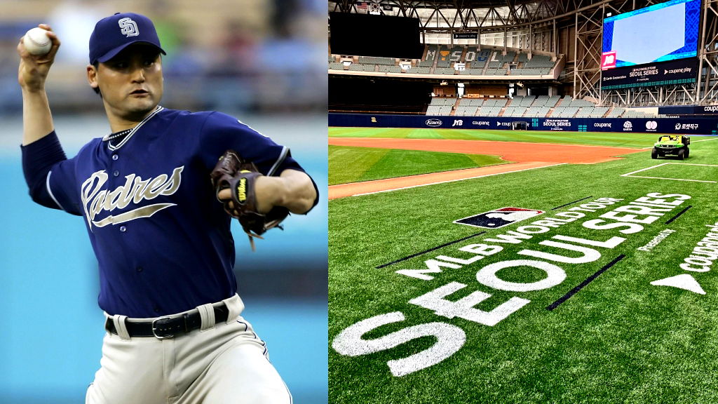 MLB’s 1st Korean player kicks off inaugural Seoul Series with ceremonial first pitch