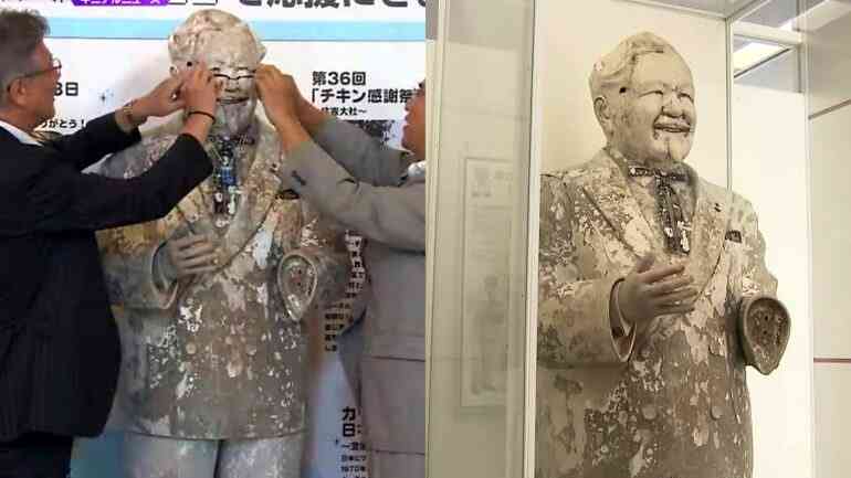 KFC disposes of ‘Curse of the Colonel’ statue in Japan