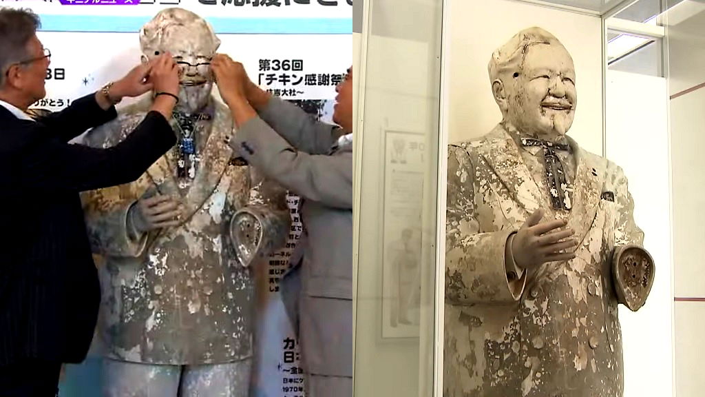 KFC disposes of ‘Curse of the Colonel’ statue in Japan