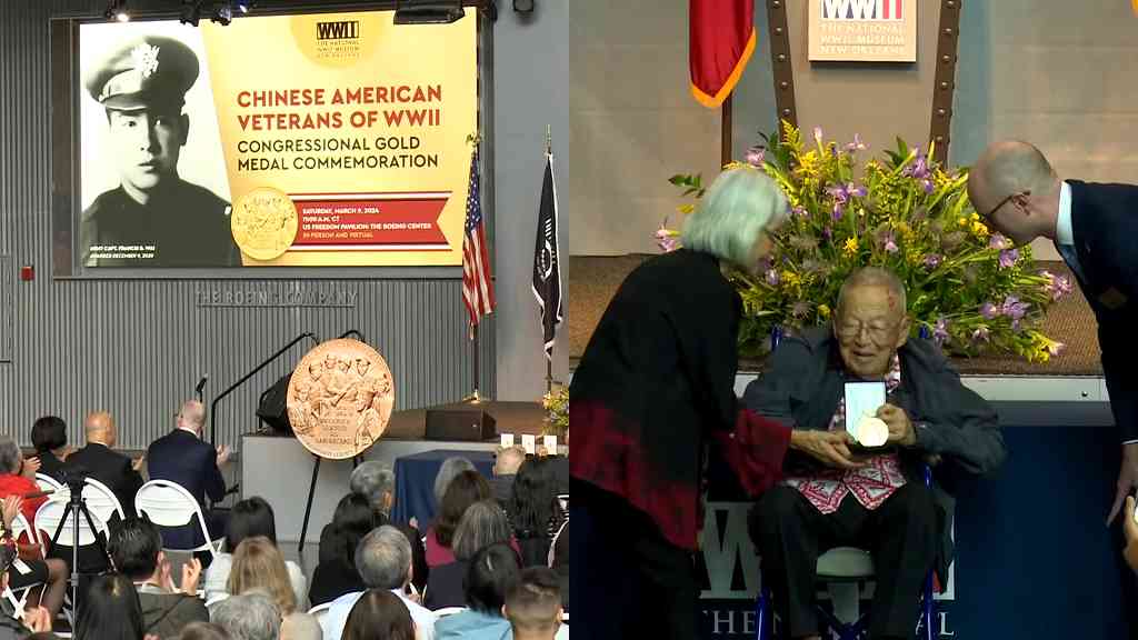 6 Chinese American WWII vets awarded Congressional Gold Medals