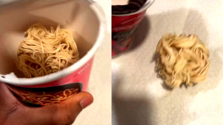 Watch: TikToker fumes over tiny serving of Trader Joe’s instant ramen