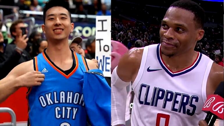Taiwanese man travels over 6,800 miles for Russell Westbrook game, wears 15 of his jerseys