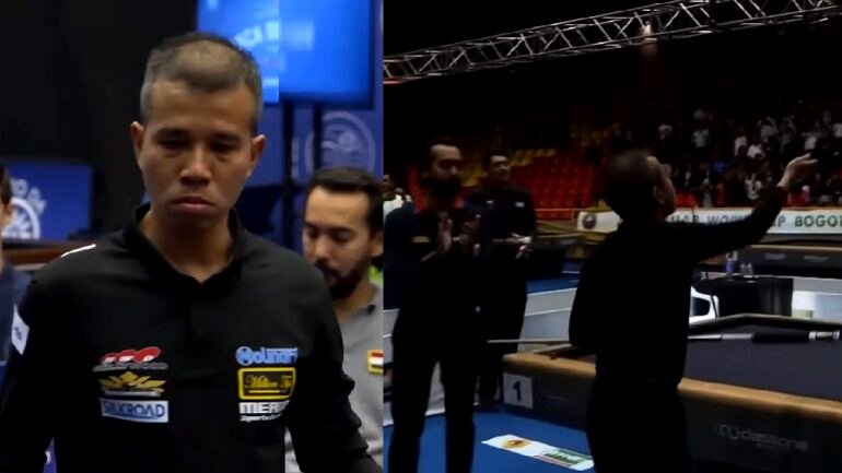 Vietnamese billiards player criticized for celebrating his world title win early