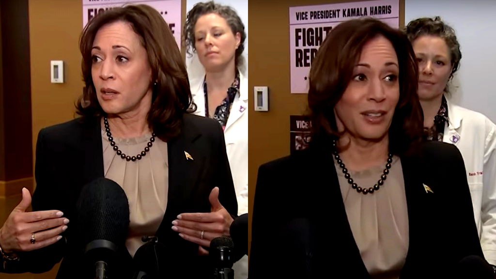 Kamala Harris makes historic visit to abortion clinic