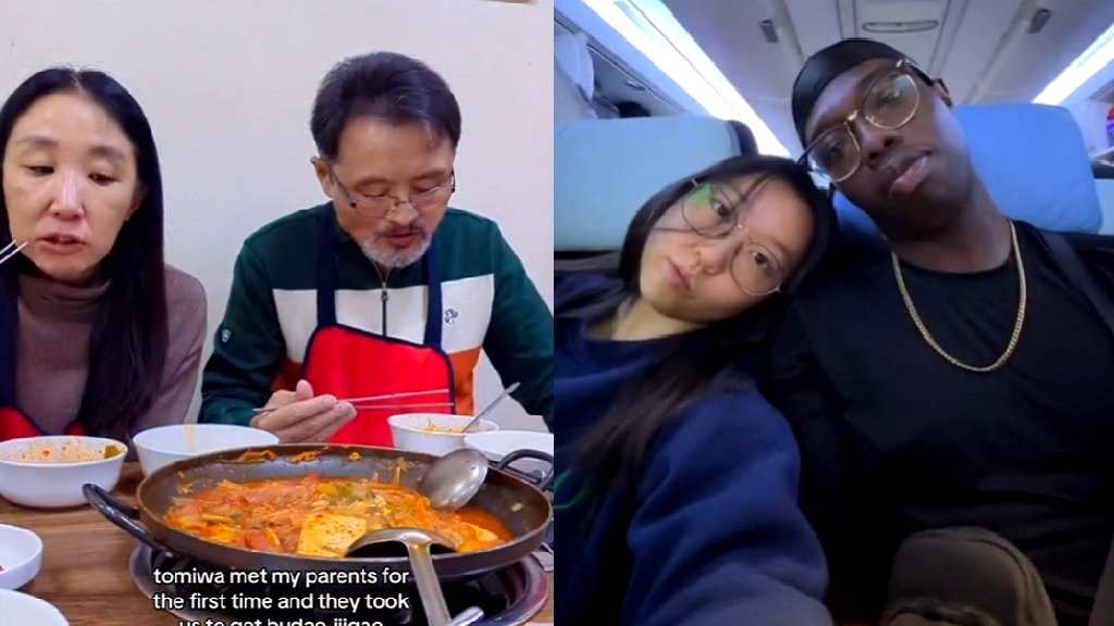 Watch: Korean woman’s Nigerian boyfriend treated to Korean dishes after meeting her parents
