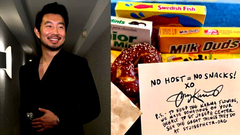 Simu Liu rates food served at the 2024 Oscars and afterparties