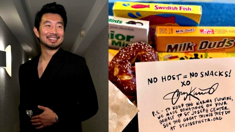 Simu Liu rates food served at the 2024 Oscars and afterparties