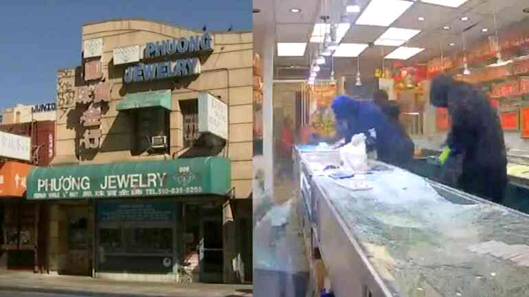 Watch: Daytime armed robbery strikes 40-year-old Oakland Chinatown jewelry store