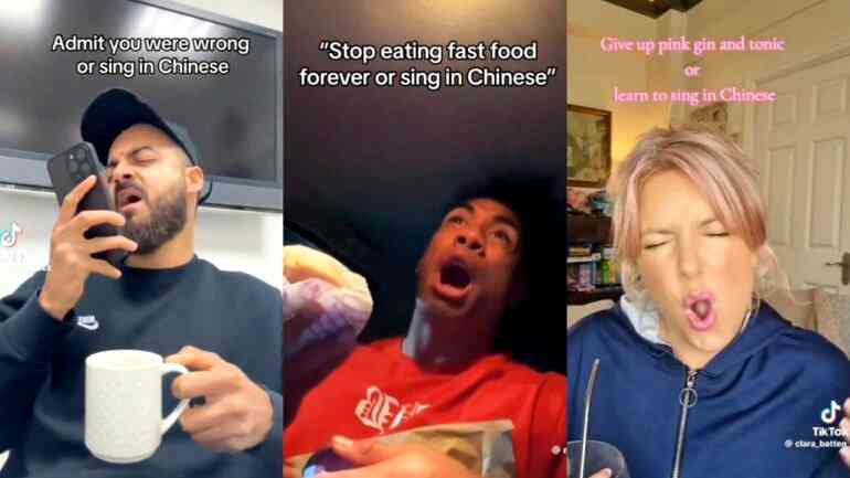 Why TikTok users are mastering the phonetics of a Mandarin-language song