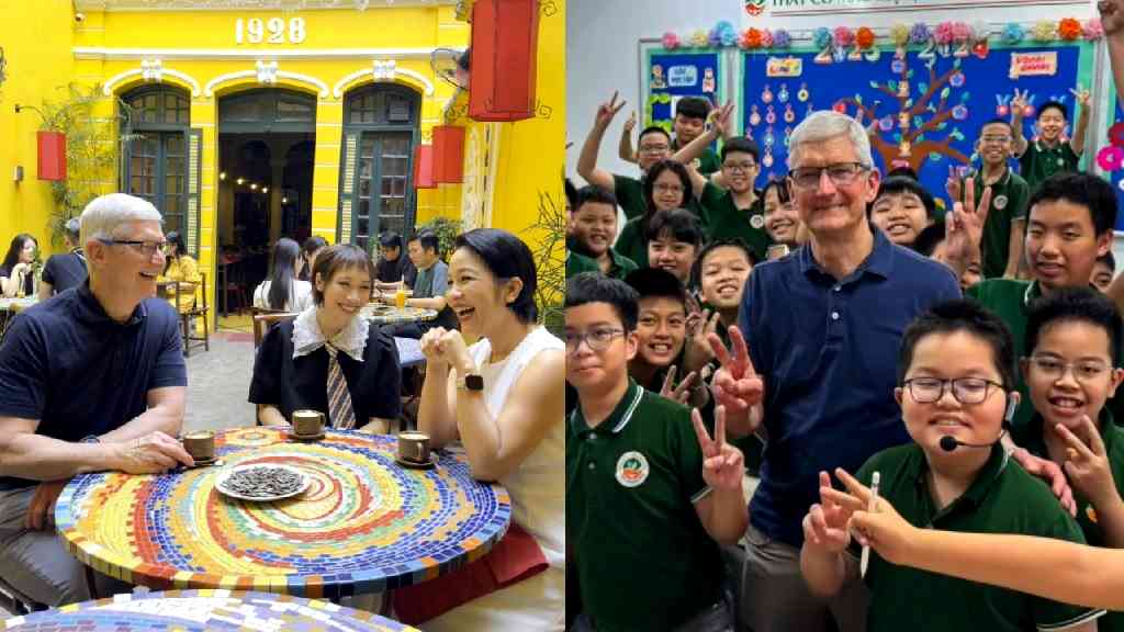 Apple CEO Tim Cook packs Hanoi visit with Vietnamese coffee and community engagement