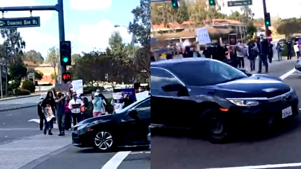 California man sentenced for driving through Stop Asian Hate rally