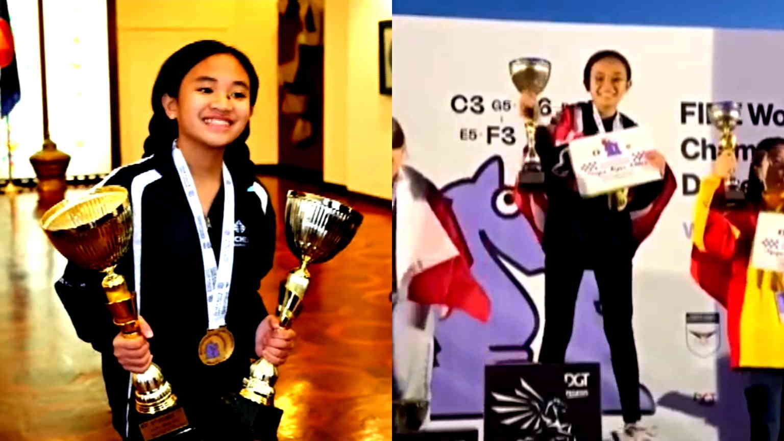 Filipino American, 11, makes history at world chess tournament
