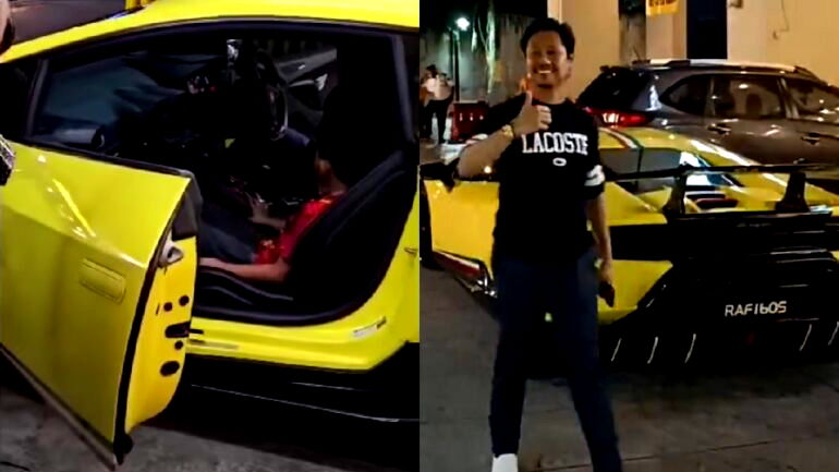 Man fulfills ill boy’s dream of Lamborghini ride after mom’s plea goes viral