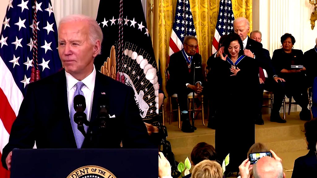 Biden awards Presidential Medal of Freedom to Michelle Yeoh