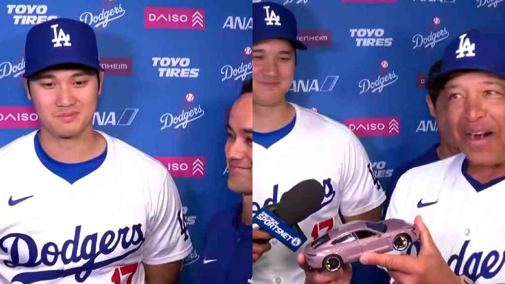 Shohei Ohtani pranks Dave Roberts with 'Porsche' as he breaks manager’s home run record