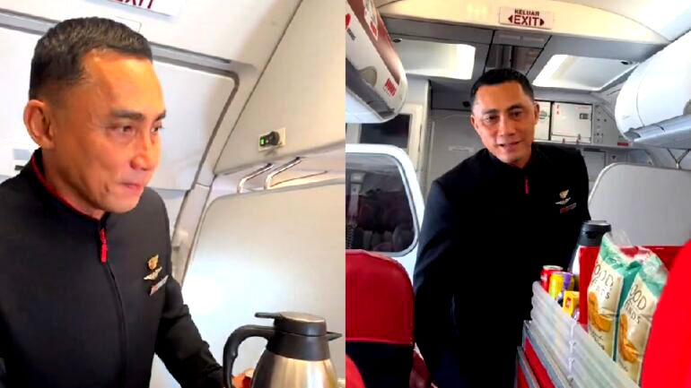 AirAsia’s youthful-looking ‘first cabin crew’ retires at 60