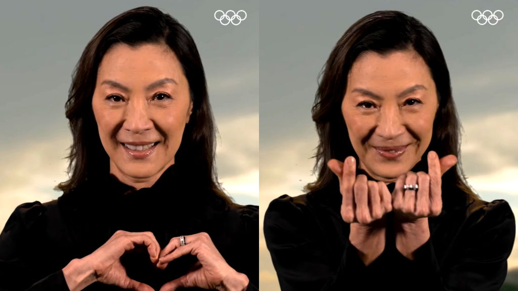 Michelle Yeoh champions displaced athletes at Paris Olympics