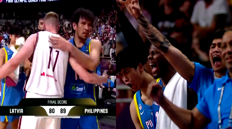 Philippines men’s national basketball team stuns world No. 6 Latvia in FIBA OQT