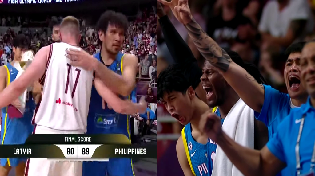 Philippines men’s national basketball team stuns world No. 6 Latvia in FIBA OQT