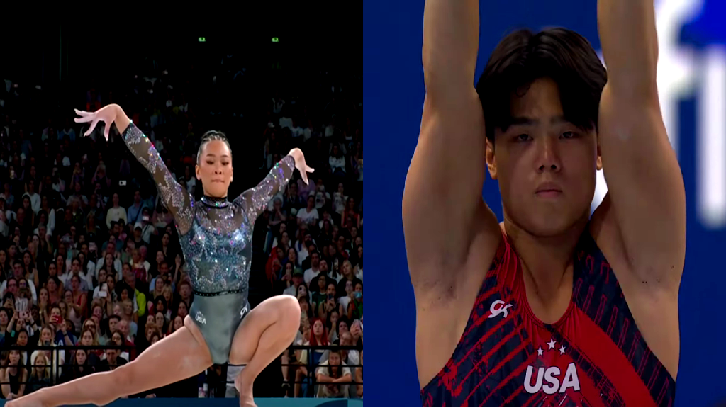 Team USA gymnastics stars Suni Lee, Asher Hong shine in Paris Olympics Qualifications