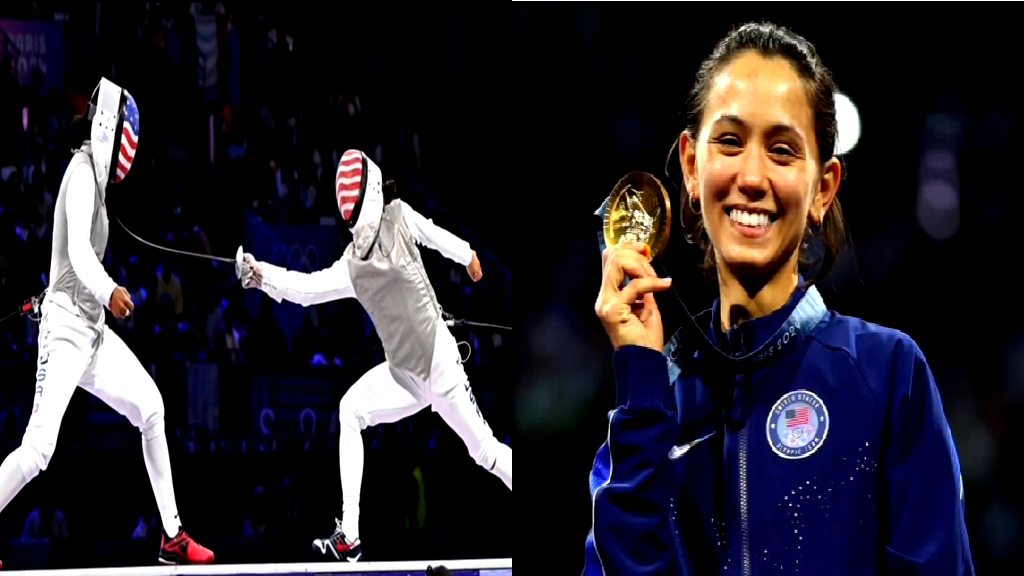 Filipino American fencer Lee Kiefer wins gold again with dominant performance