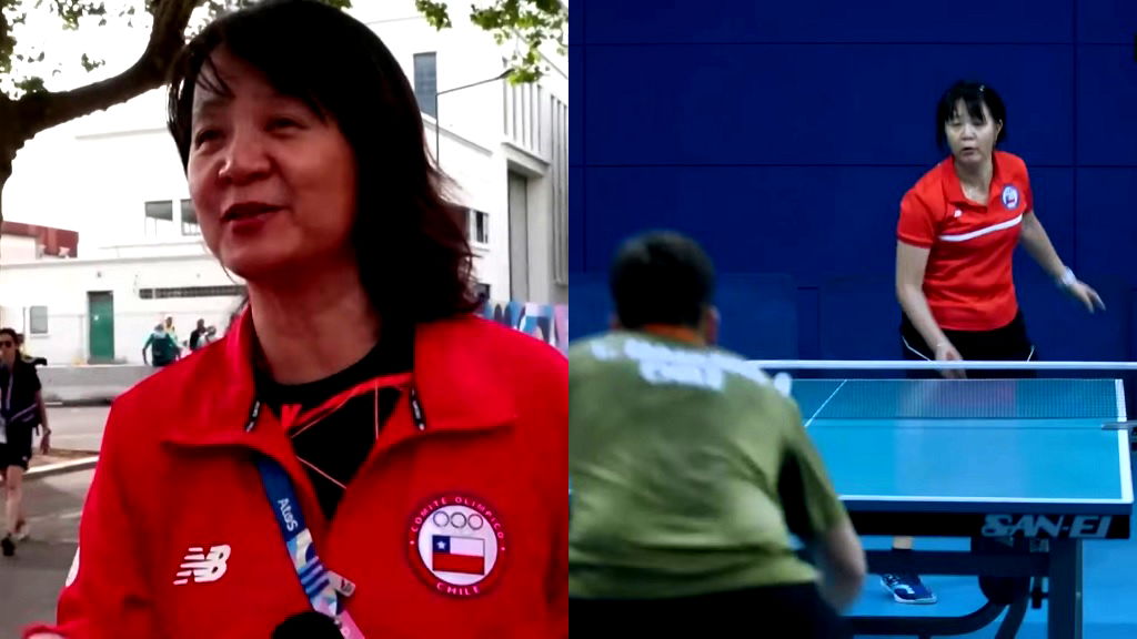 Chilean Chinese table tennis player fulfills Olympic dream at age 58